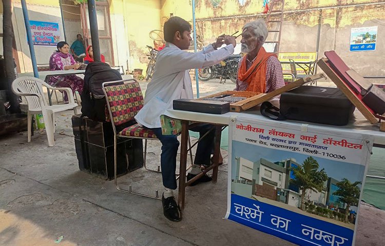 Sight First: Free Eye Screening & Cataract Surgery Camp by New G9 Jansewa Foundation
